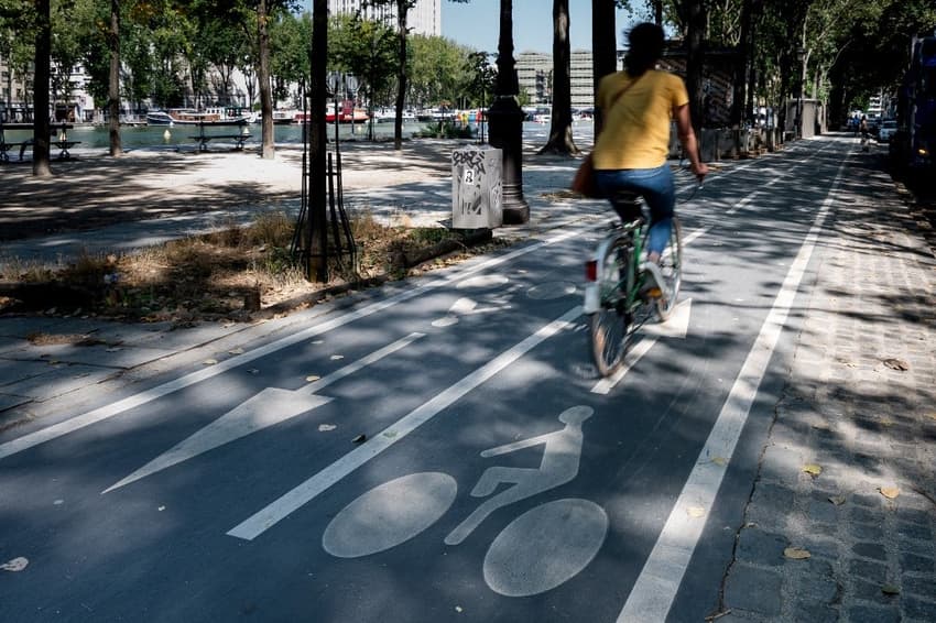 Paris to open 55km of new cycling lanes for 2024 Olympics