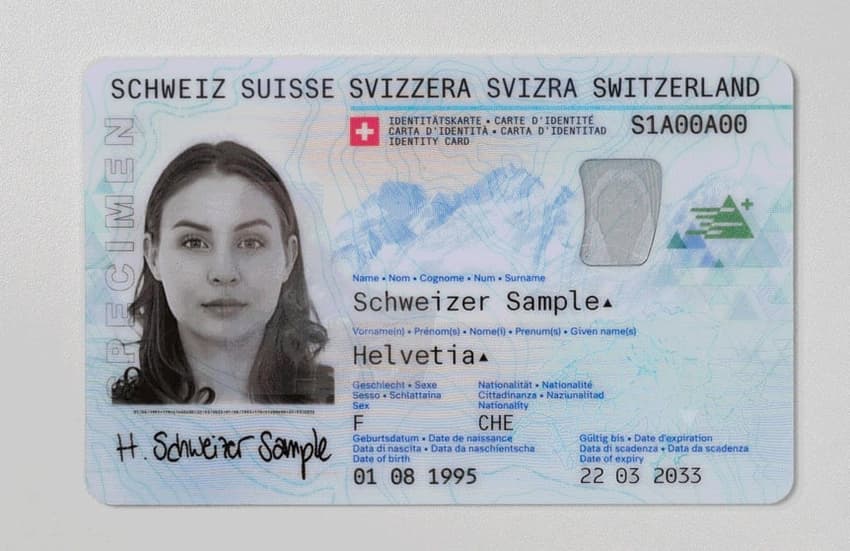 Switzerland to launch new identity card in March