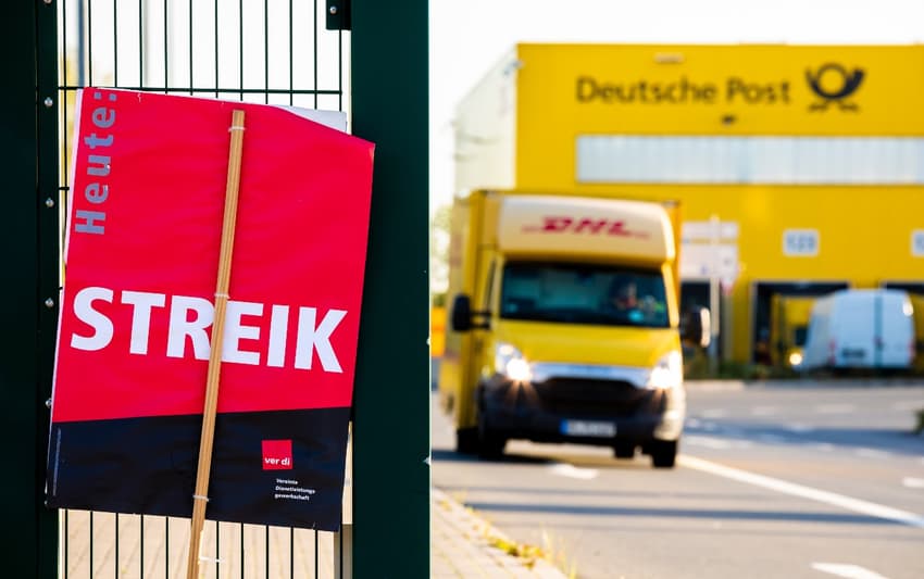 Postal delays expected around Germany as workers go on strike