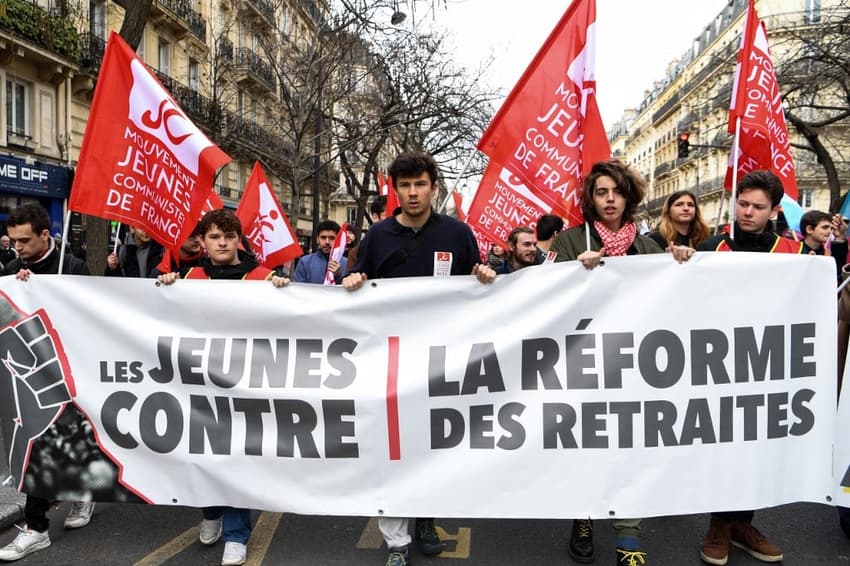 France faces more protests as pension strikes see planes and trains cancelled
