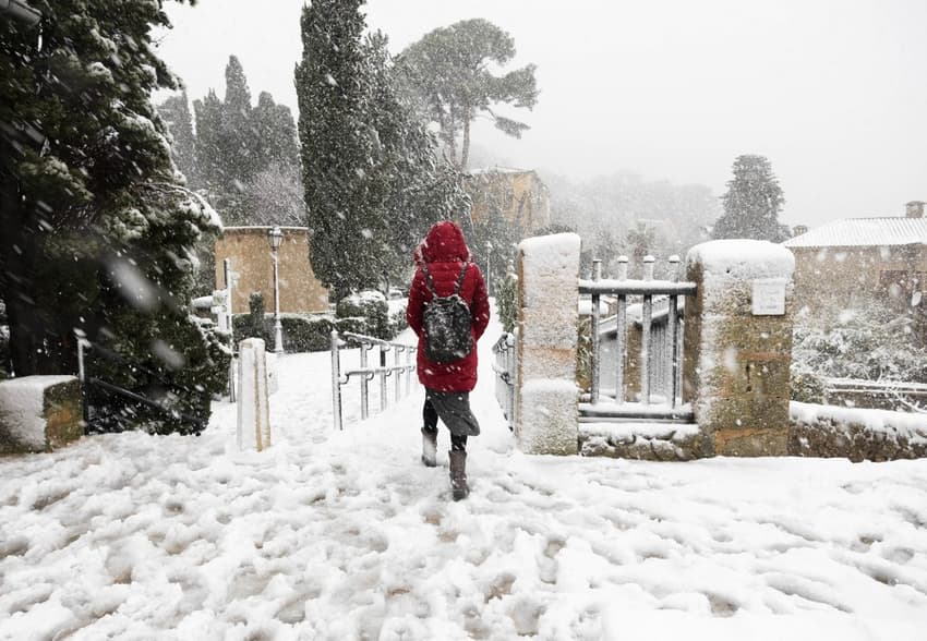 IN IMAGES: Snow blankets Mallorca as cold snap grips Spain
