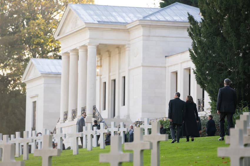 American cemetery in Paris region to light up on Monday night