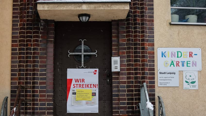 German kindergartens hit by warning strikes on Wednesday