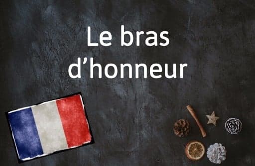 French Expression of the Day: Le bras d'honneur