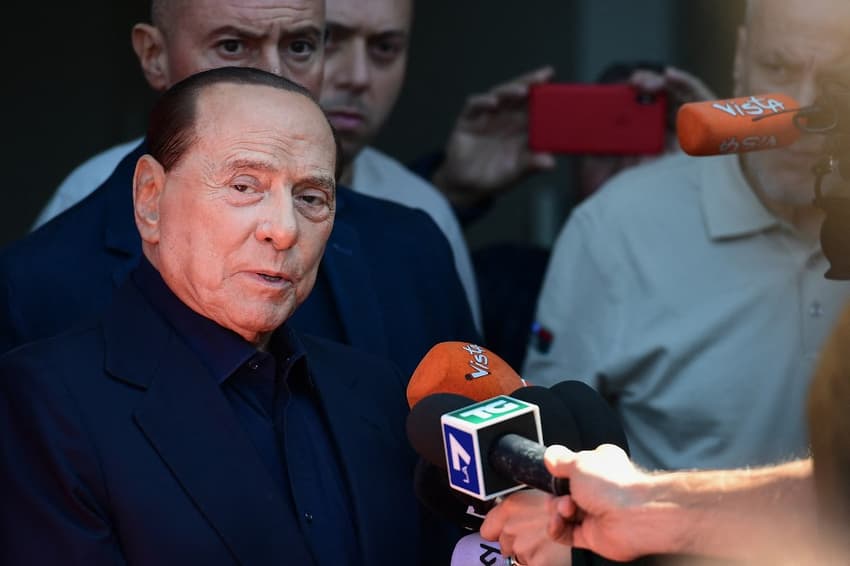 Former Italian PM Berlusconi in intensive care in hospital
