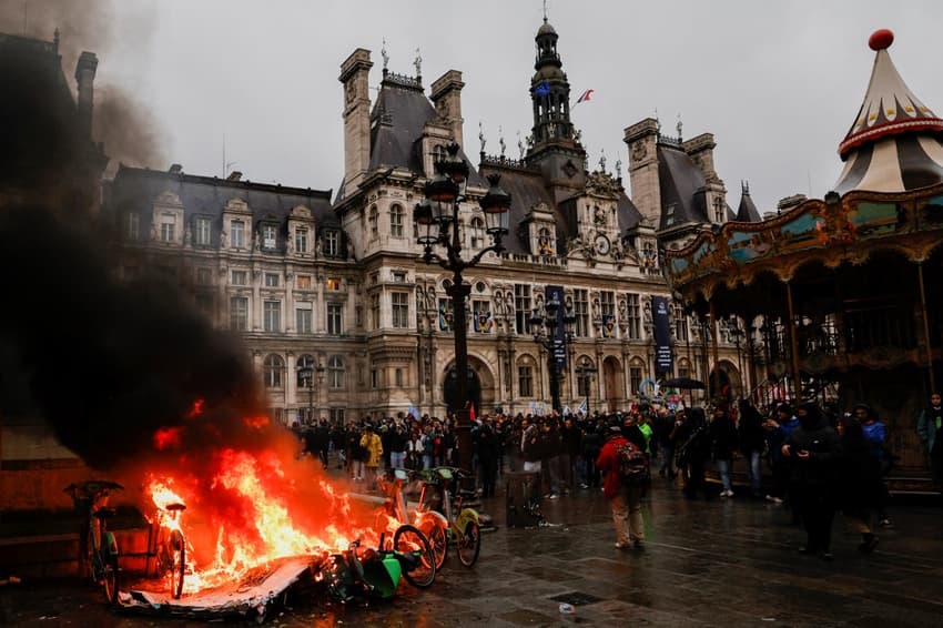 Protests flare across France after Council's pension reform ruling
