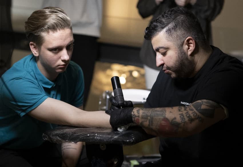 Catholics line up for free tattoos in Austria