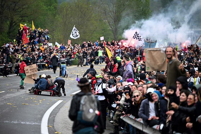 South-west France road project sparks huge environmental protests