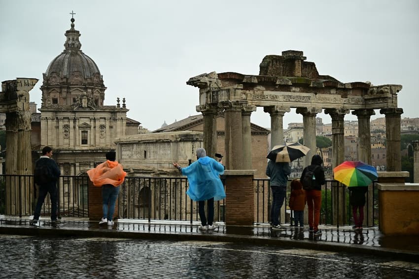 Weather: Italy braced for wet and chilly Labour Day