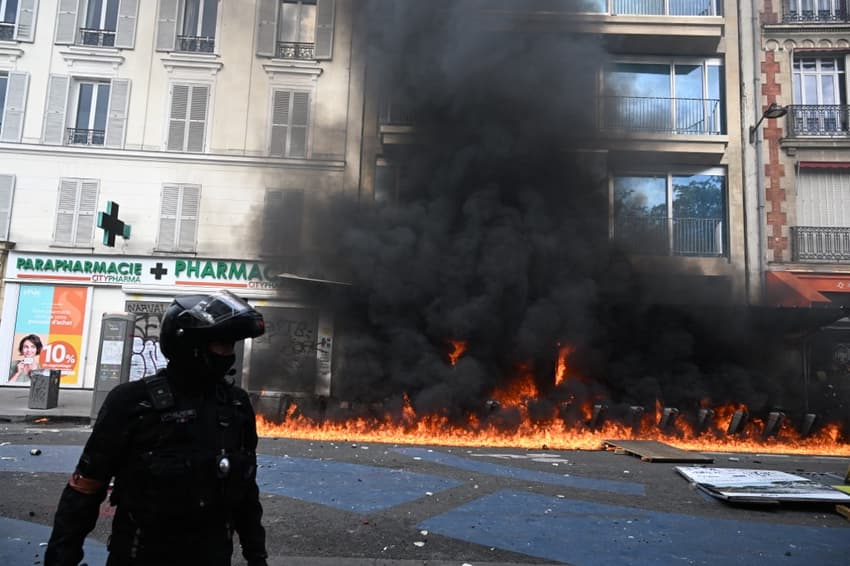 More than 400 French police and gendarmes injured in May Day protests