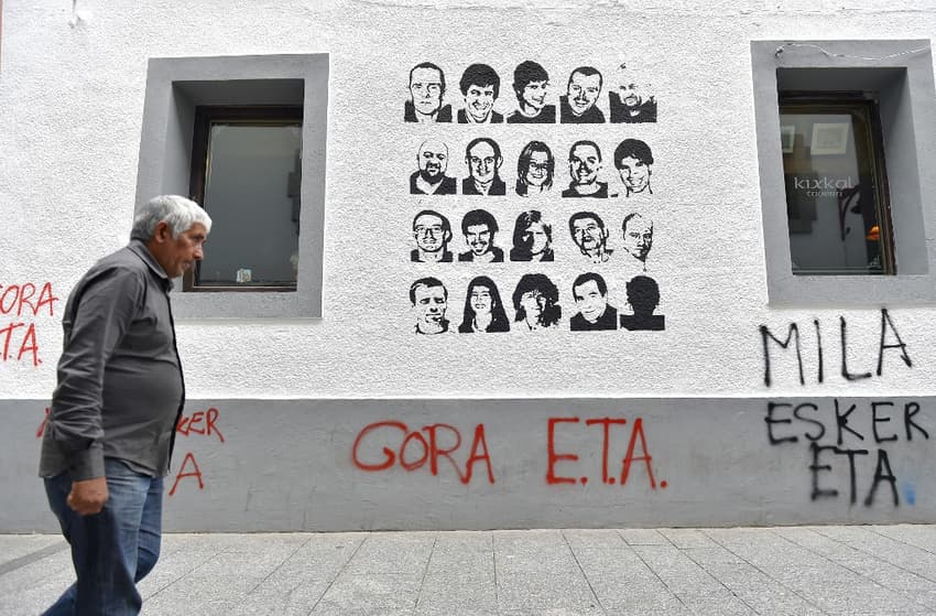 Shock as 44 convicted ETA terrorists to run in elections in Spain's Basque Country