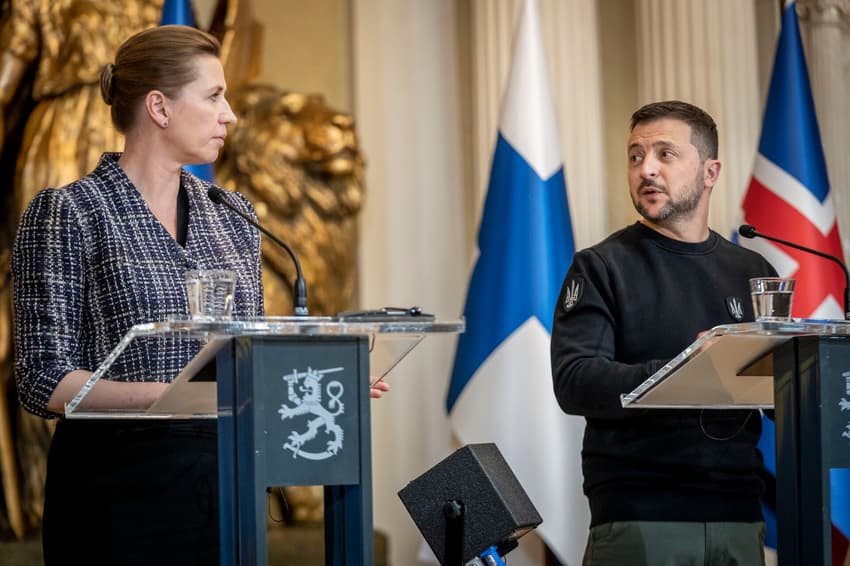 Danish PM Frederiksen urges Ukraine support 'today' after Nordic summit with Zelensky