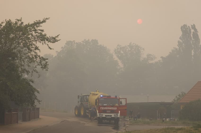 How high is Germany's risk of forest fires right now?