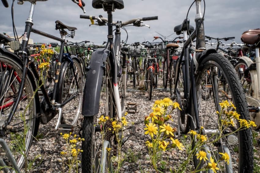 How can you get your bicycle back if it is stolen in Denmark?