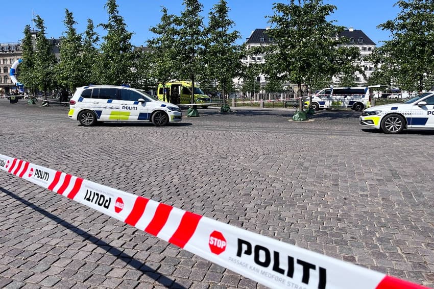 Copenhagen Police shoot man on busy central square