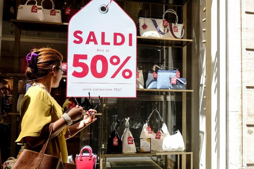 When do Italy's sales start in summer 2023?