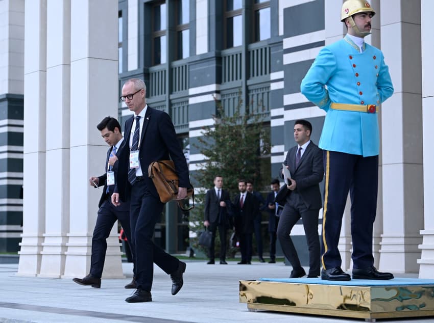 Swedish negotiators in Turkey on Wednesday for renewed Nato talks