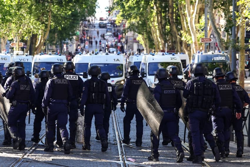 Why are police in Marseille refusing to go to work?