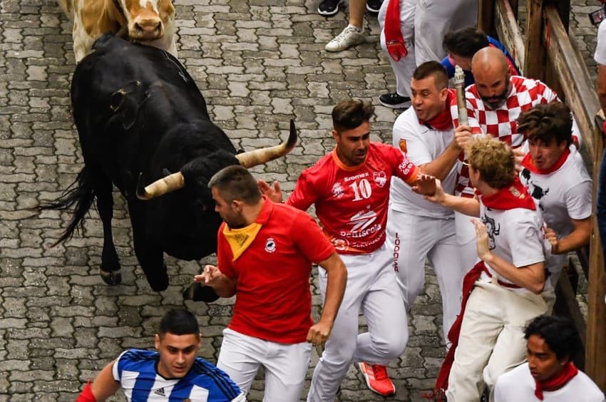 Six hurt in first bull run of Spain's 2023 San Fermín festival