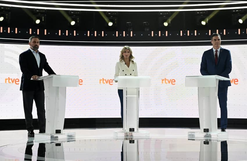 Spain's likely new PM absent from crucial last debate before election