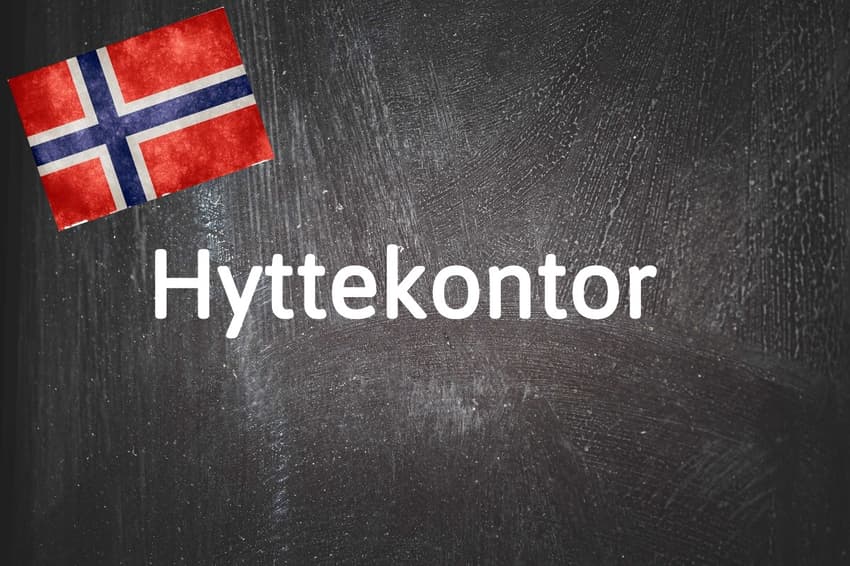Norwegian word of the day: Hyttekontor 