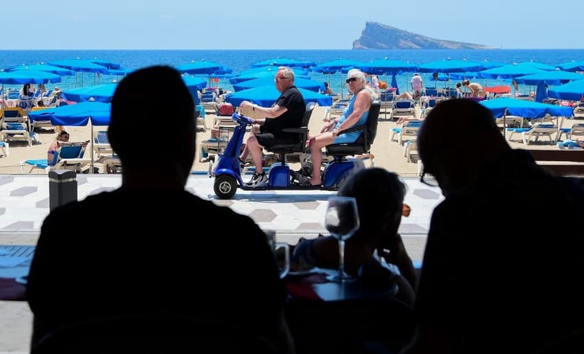 Why are fewer British tourists visiting Spain this year?