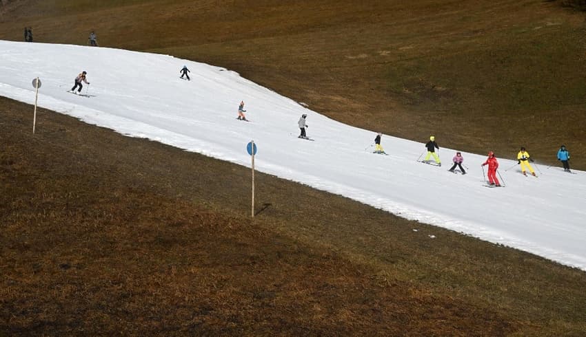 Climate crisis: '90 percent' of Europe's ski resorts face critical snow shortages