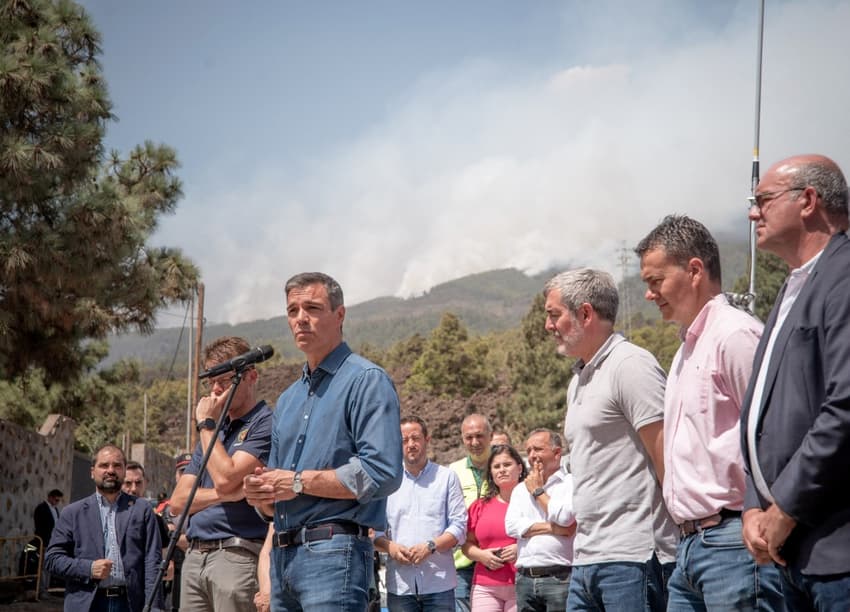 Spain PM hopes Tenerife wildfire will stabilise 'in coming days'