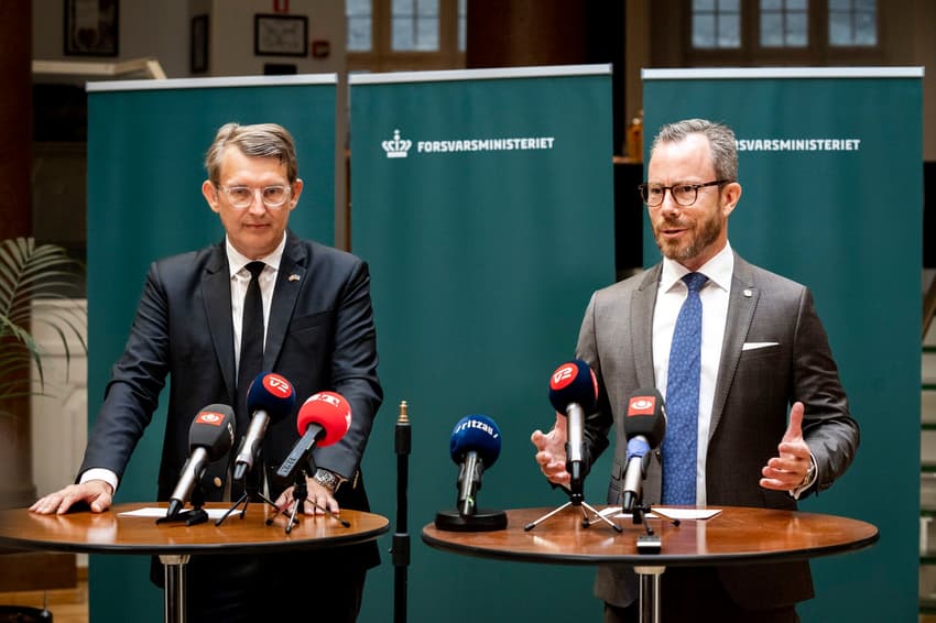 Danish Liberal leader steps down as defence minister