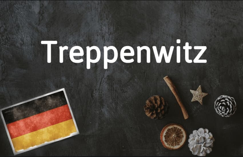 German word of the day: Treppenwitz