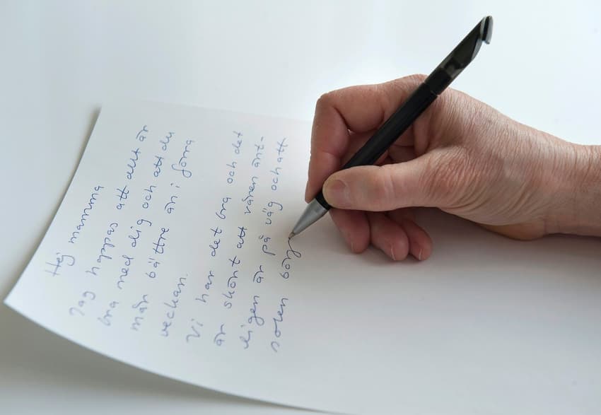 How to write a polite letter or email in Swedish