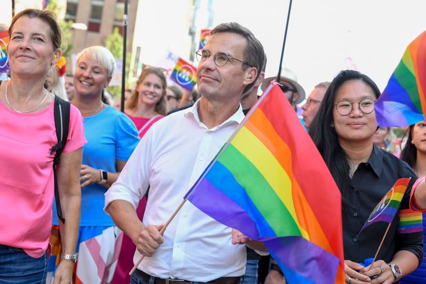 Politics in Sweden: Pride shows the fault lines in Kristersson's coalition
