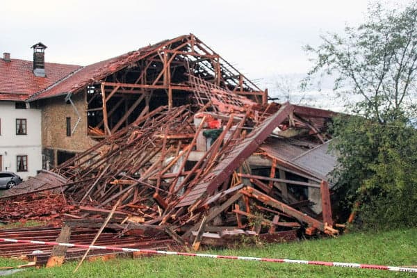 Storms cause havoc in southern Germany as temperatures dip across country