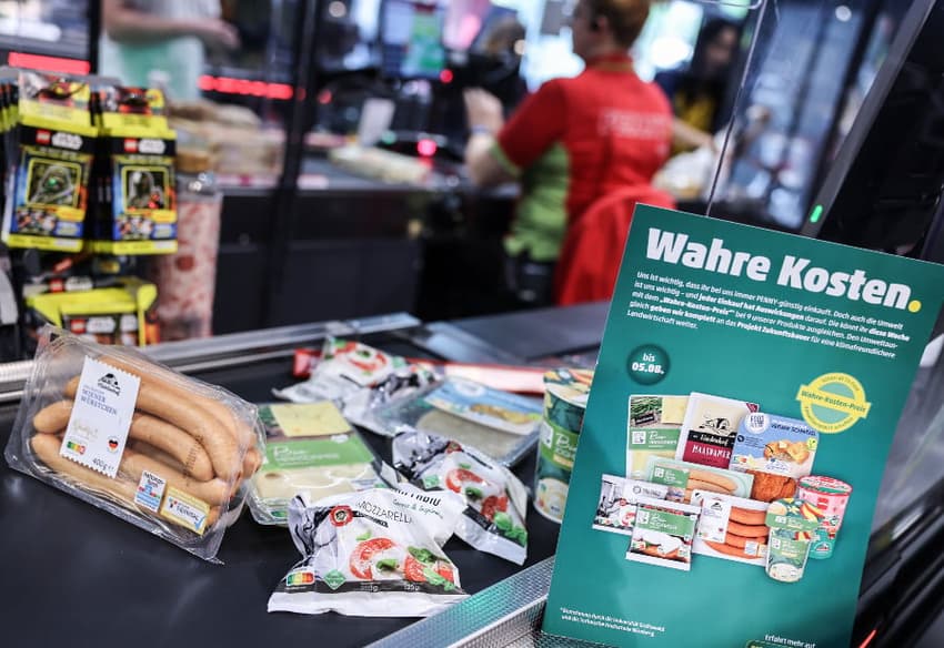 German supermarket highlights climate costs by selling food at 'true prices'