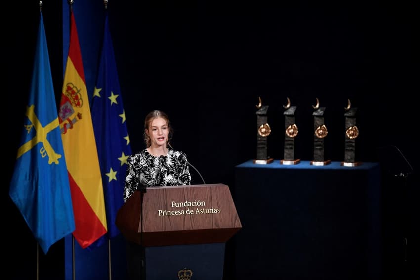 Why is Spain's princess doing military service?