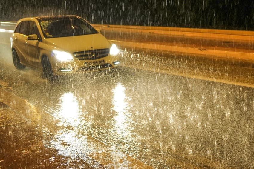 South of France on weather warning for heavy rain and floods