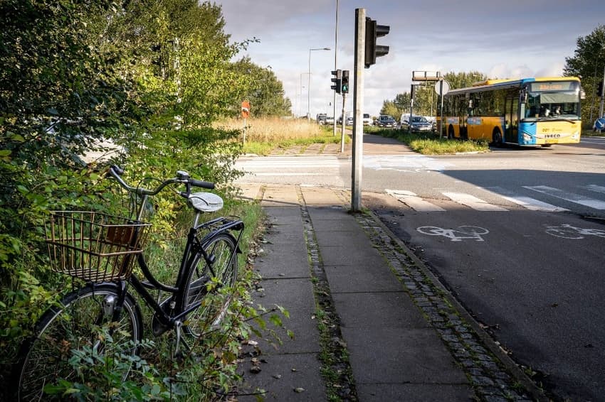 What are the rules for taking your bike on public transport in Denmark?