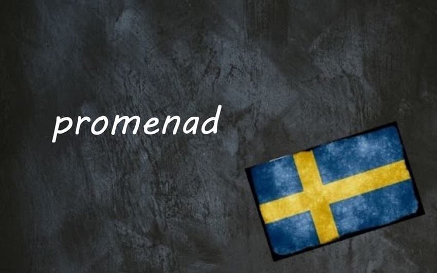 Swedish word of the day: promenad