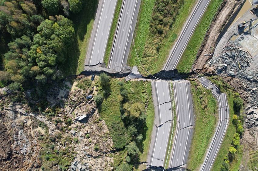 IN PICTURES: How a massive landslide completely wrecked Gothenburg-Oslo motorway