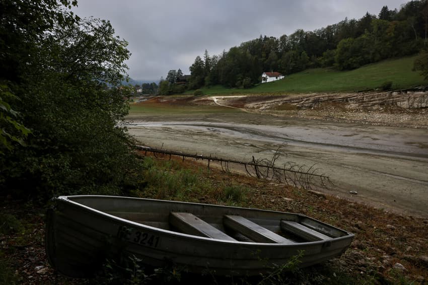 The river disappearing in drought-hit France