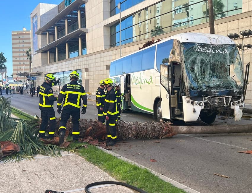 Three people killed by runaway bus in southern Spain