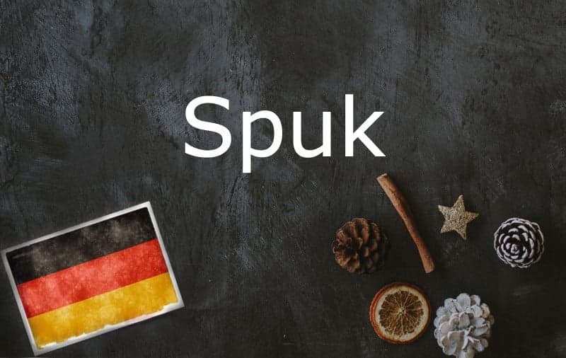 German word of the day: Spuk