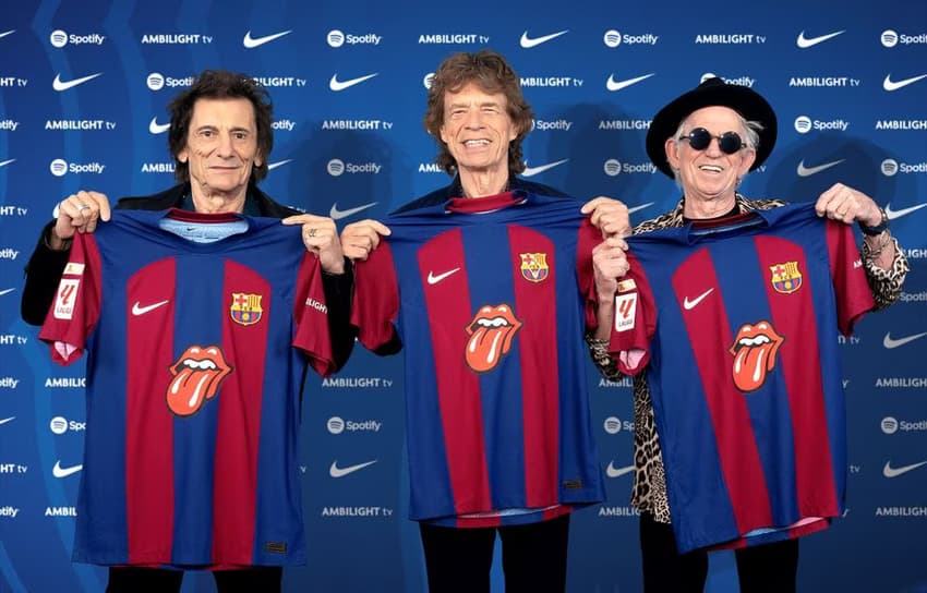 Barça to wear Rolling Stones-themed jersey for El Clásico