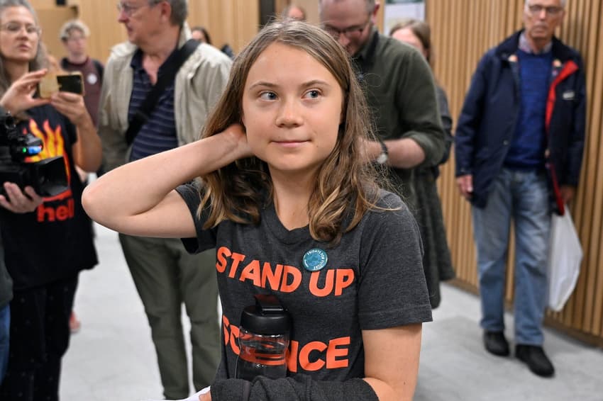 Greta Thunberg fined again for Sweden port protest