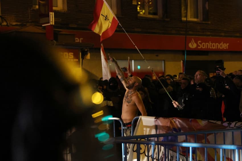 IN IMAGES: Second night of far-right protests against Spain's amnesty