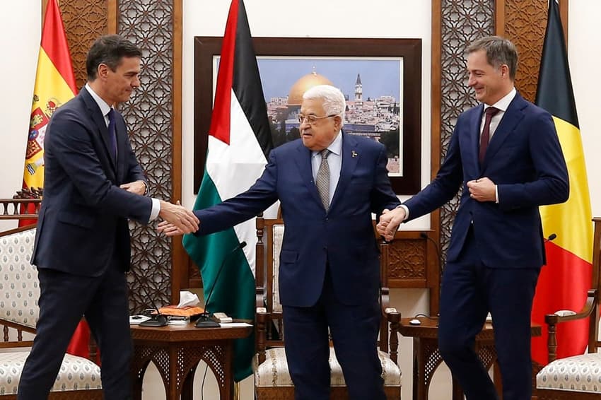 Spain's PM calls on EU to recognise Palestinian state