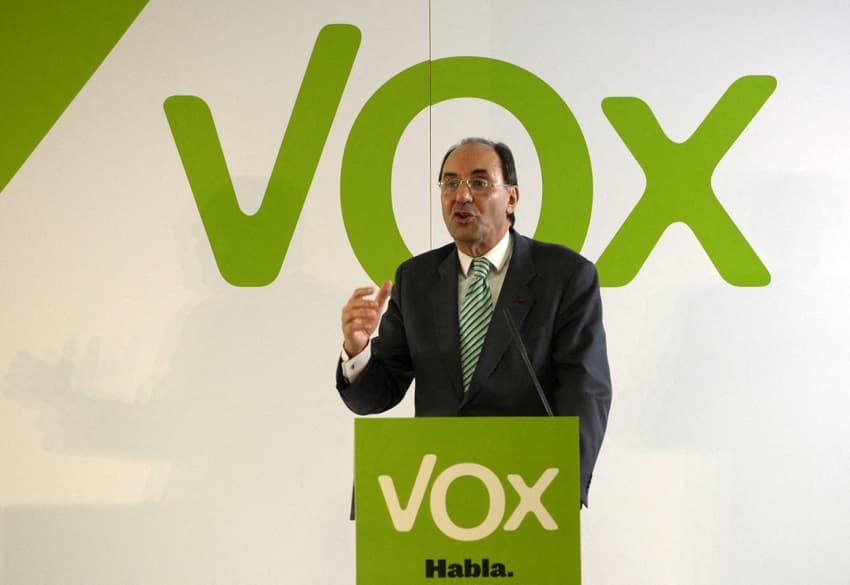 Founder of Spain's far-right Vox shot in the face in Madrid