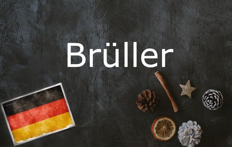 German word of the day: Brüller