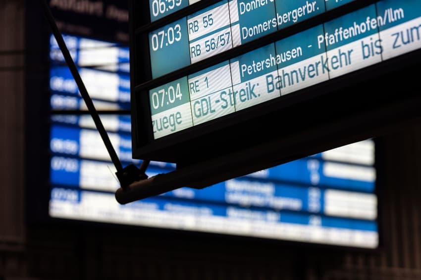 German train drivers union announces strikes after 'failed' talks