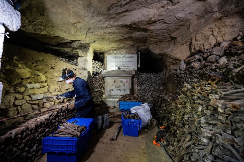 Walls of bones: How Paris is rebuilding its famous Catacombs